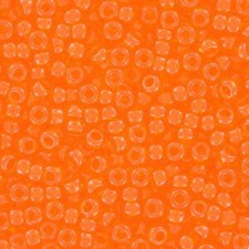 Miyuki rocailles Perlen 11/0 - Transparent tangerine 11-139